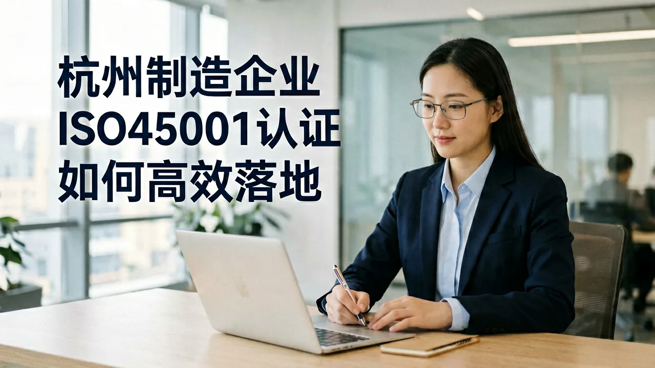 杭州制造企业ISO45001认证如何高效落地